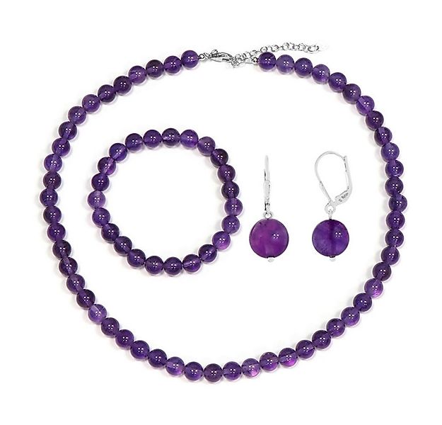 Cavill Schmuckset Cavill Amethyst 276,4 ct 925 Silber Rundschliff Echtschmu günstig online kaufen