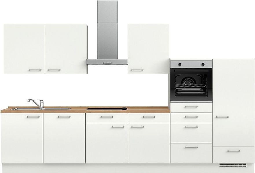 nobilia® Küchenzeile »"Laser I", Ausrichtung wählbar, Breite 360 cm« vormon günstig online kaufen