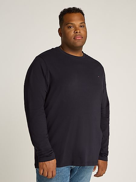 Tommy Hilfiger Longsleeve mit Elasthan Farbe marine Größe: 5XL günstig online kaufen