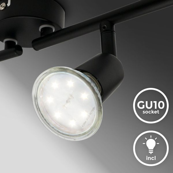 B.K.Licht Deckenleuchte LED Deckenlampe Wohnzimmer Küche günstig online kaufen