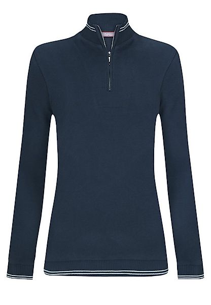 Felix Hardy Stehkragenpullover Strickpullover mit halbem Reißverschluss günstig online kaufen