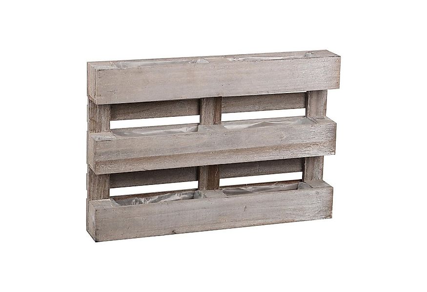 UNUS GARDEN Blumenkasten Paletten Pflanzkasten 3 Reihen (1 St., Abmessung ( günstig online kaufen
