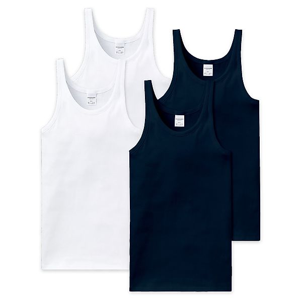 Schiesser Unterhemd Herren Unterhemd 4er Pack günstig online kaufen