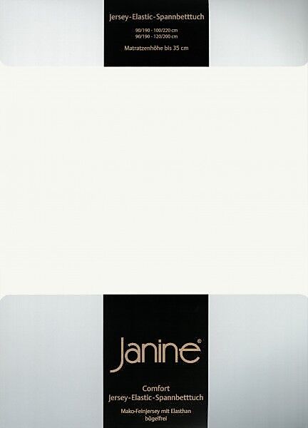 Janine Janine Spannbetttuch Elastic-Jersey 5002 ecru (09) Größe:  100x200 c günstig online kaufen