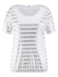 Rundhals-Shirt Emilia Lay weiss günstig online kaufen