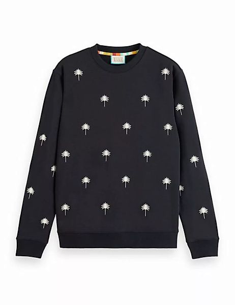 Scotch & Soda Sweatshirt All-Over Embroidery Sweatshirt günstig online kaufen