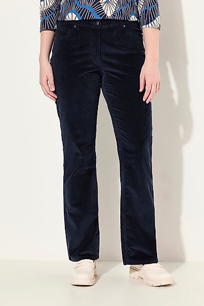 Ulla Popken Regular-fit-Jeans Cordhose Marie Bootcut günstig online kaufen