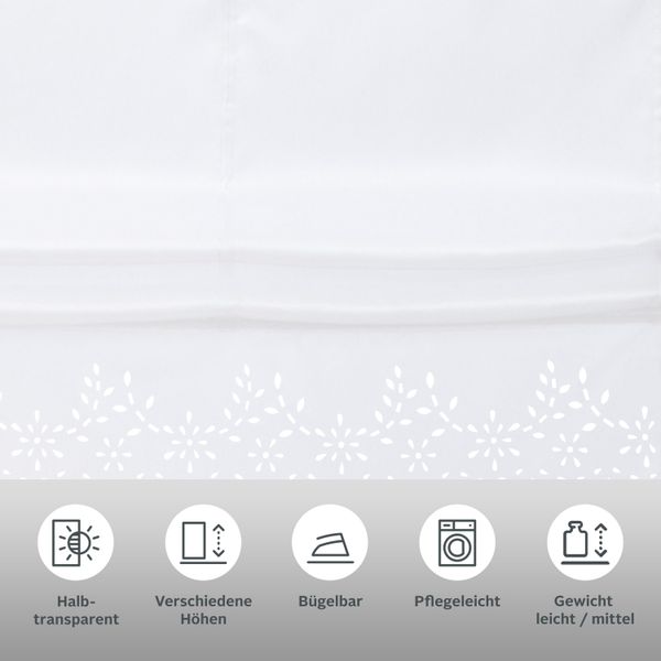 Home affaire Raffrollo "Neapel" mit Klettband günstig online kaufen