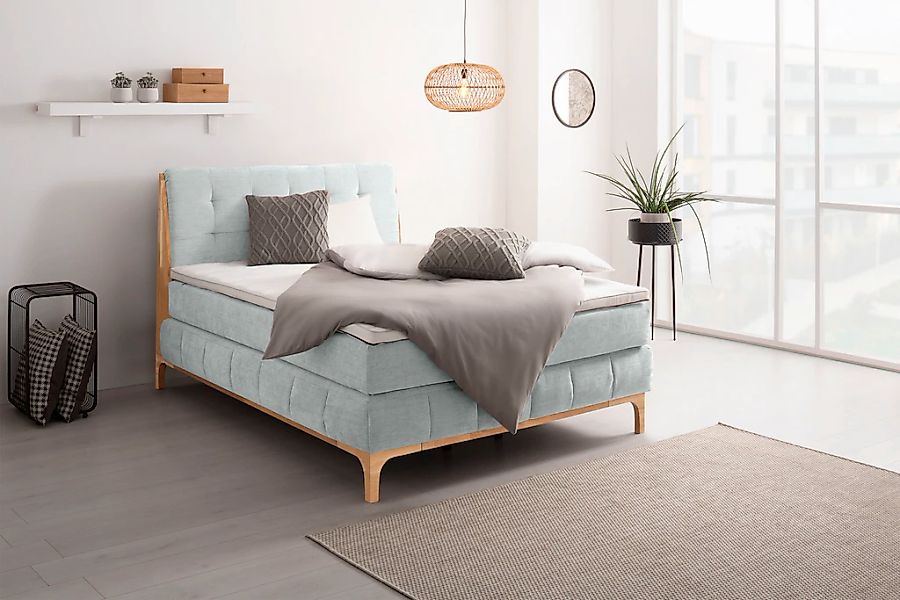 OTTO home Boxspringbett "Jelle" 5 Stk. tlg. zertifizierte, recycelte Bezugs günstig online kaufen