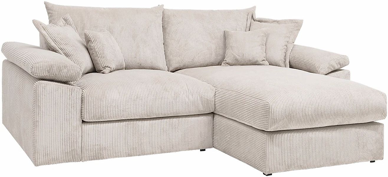 Home affaire Ecksofa "Soft&Cosy XL L-Form - Breite 246 cm", Mega-Sofa, in C günstig online kaufen