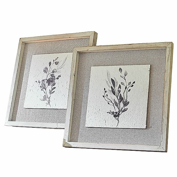 Mirabeau Wanddekoobjekt Bild 2er Set Ylivane günstig online kaufen