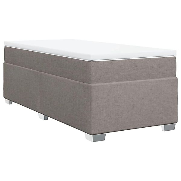 vidaXL Bett Boxspringbett mit Matratze Taupe günstig online kaufen