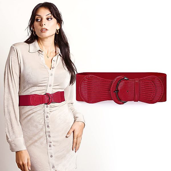 Coonoor Taillengürtel Retro Taillengürtel breiter Damengürtel günstig online kaufen
