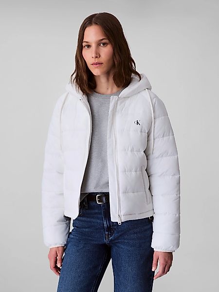 Calvin Klein Jeans Steppjacke "LIGHTWEIGHT LOGO PUFFER", mit Kapuze, Mit Ru günstig online kaufen