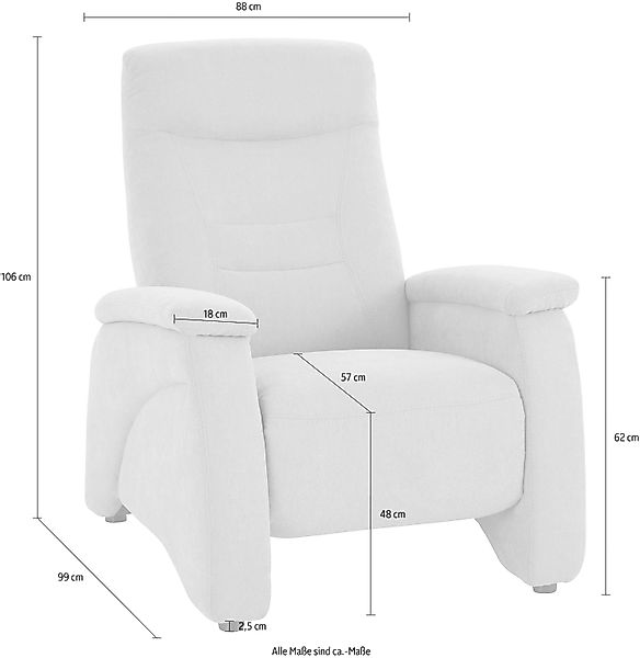 exxpo - sofa fashion Relaxsessel Ascoli, günstig online kaufen