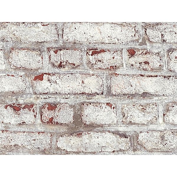 A.S. Création Vliestapete Il Decoro Stein Weiß-Rot FSC® günstig online kaufen