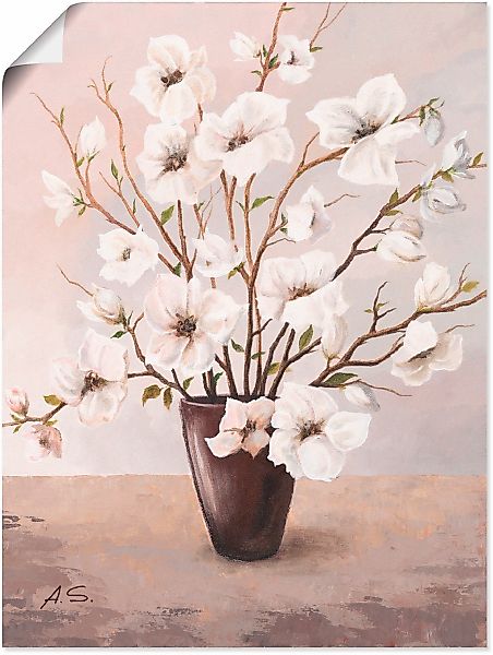 Artland Wandbild "Magnolien", Blumen, (1 St.), als Leinwandbild, Poster in günstig online kaufen