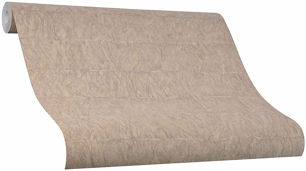 Marburg Vliestapete Struktur Streichoptik Beige 10,05 m x 0,70 m FSC® günstig online kaufen