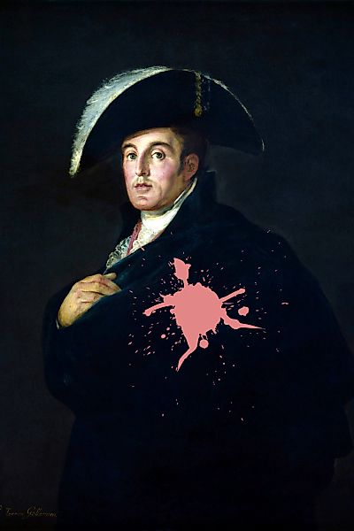 queence Acrylglasbild "Mann mit Farbklecks" Bilder von Männern  Formen  Gem günstig online kaufen