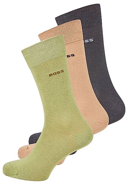 BOSS Freizeitsocken (3-Paar) mit Logoschriftzug günstig online kaufen