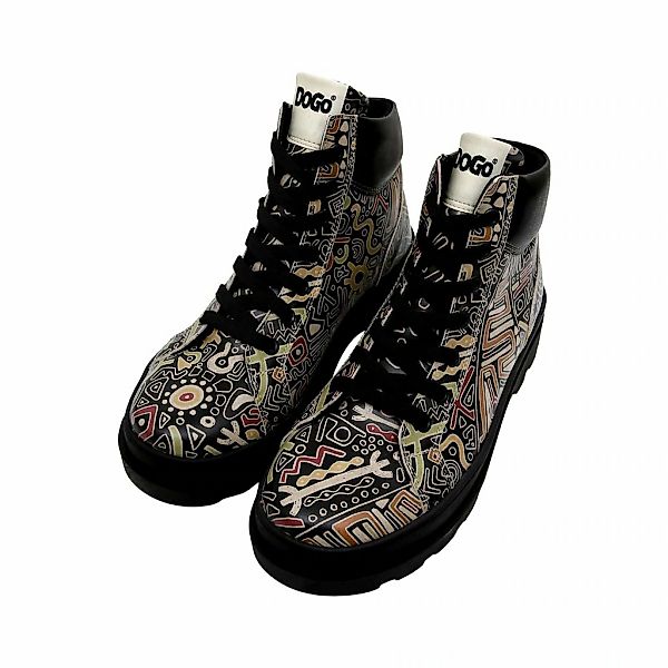 DOGO Winterboots "Adriana Good Fortune - Black Damen Stiefeletten" Handgefe günstig online kaufen