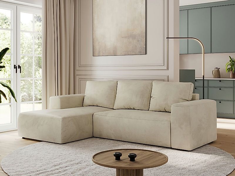 MKS MÖBEL Ecksofa TRENTINO L, Set, L-förmige Ecke, T30-Schaum, lose Kissen, günstig online kaufen