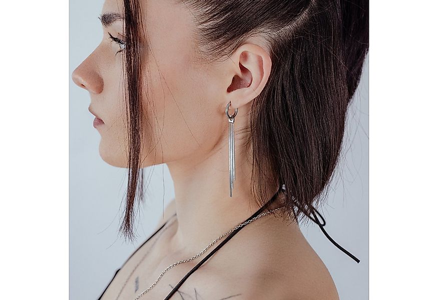 Wildcat Paar Ohrhänger Little Snakechain Hoops (pair), Chirurgenstahl 316L günstig online kaufen
