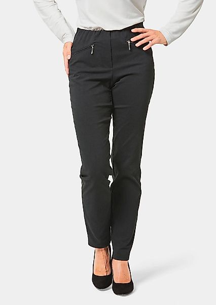 GOLDNER Stoffhose Kurzgröße: Warme Schlupfhose LOUISA, günstig online kaufen
