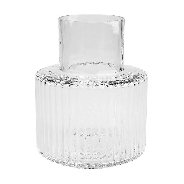 Collection - Ripple Vase H 21cm - transparent/H x Ø 21x17cm günstig online kaufen