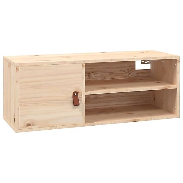 vidaXL Regal Wandschrank 80x30x30 cm Massivholz günstig online kaufen