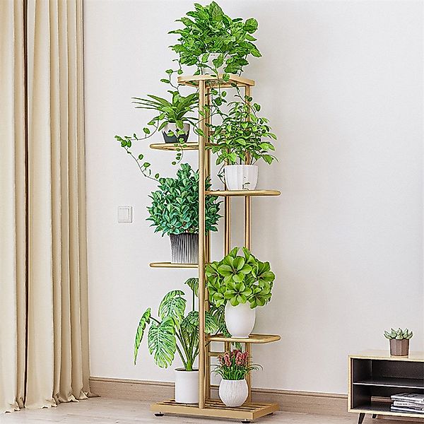 GarveeMore Blumenständer 6-stufiger Pflanzenstand Organizer Pflanzenhalter günstig online kaufen