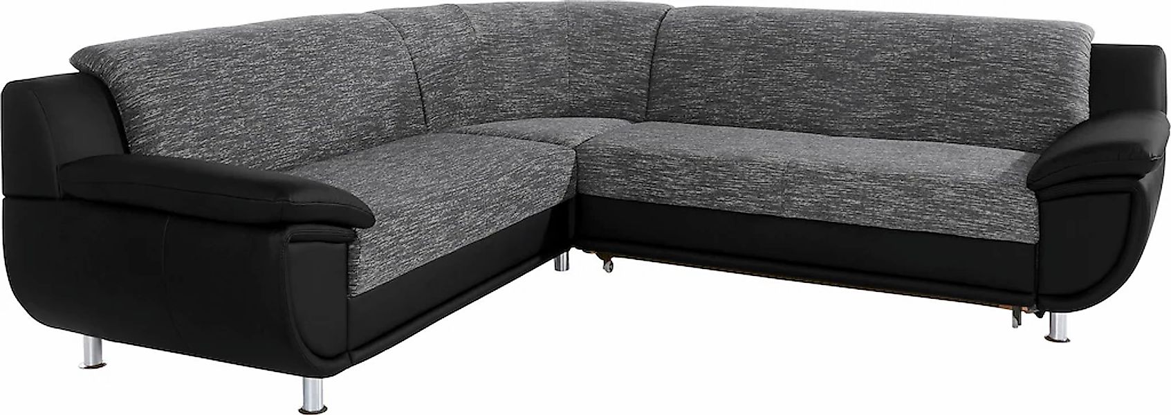 TRENDMANUFAKTUR Ecksofa »Rondo 3, zeitlos und modern, im Materialmix, L-For günstig online kaufen