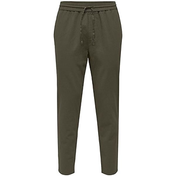 ONLY & SONS Stoffhose ONSLINUS CROP 0007 COT LIN PNT NOOS mit Leinen günstig online kaufen