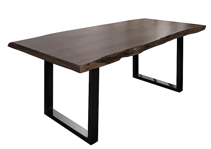 Massivmoebel24 Baumkantentisch FREEFORM (Baumtisch Akazie 160x90 günstig online kaufen