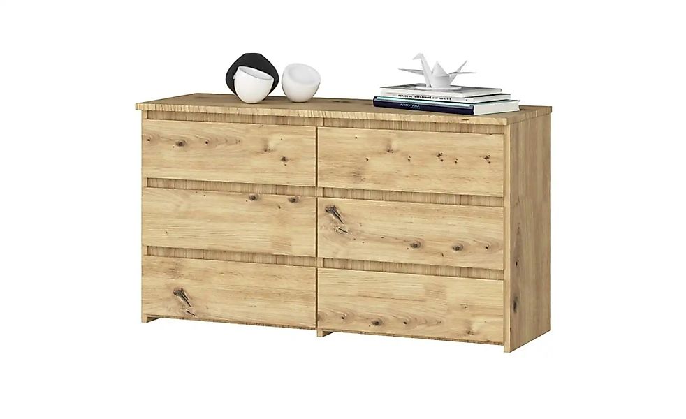 Kommode  Carla ¦ holzfarben ¦ Maße (cm): B: 100 H: 57 Kommoden & Sideboards günstig online kaufen