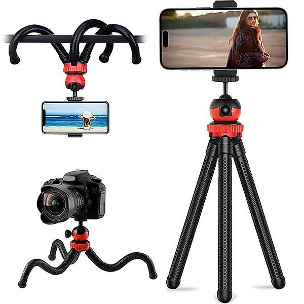 ZEUOPQ Dreibeinstativ Stativ mit verstellbaren Handy-Clip Handy-Halterung D günstig online kaufen