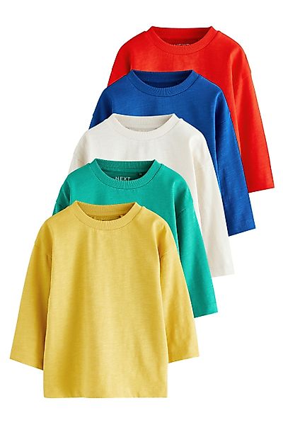 Next Langarmshirt Langarm-Shirts, 5er-Pack (5-tlg) günstig online kaufen