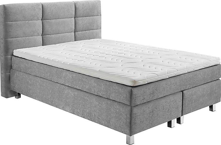 Westfalia Schlafkomfort Boxspringbett wahlweise mit Kaltschaum-Topper günstig online kaufen