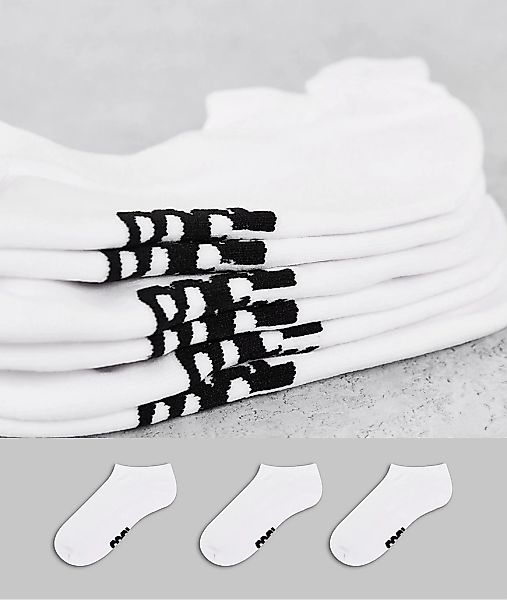 ASOS 4505 – Sneaker-Socken mit antibakterieller Oberfläche im 3er-Pack-Weiß günstig online kaufen