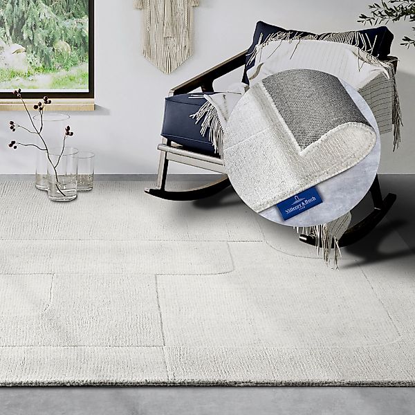 Villeroy & Boch Wollteppich "Charlotte" rechteckig 10 mm Höhe Läufer, Handg günstig online kaufen