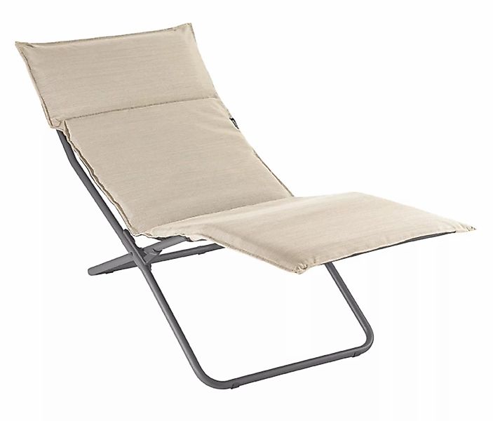 Outdoor Lounge-Sessel BAYANNE Latte / Gestell Titane günstig online kaufen
