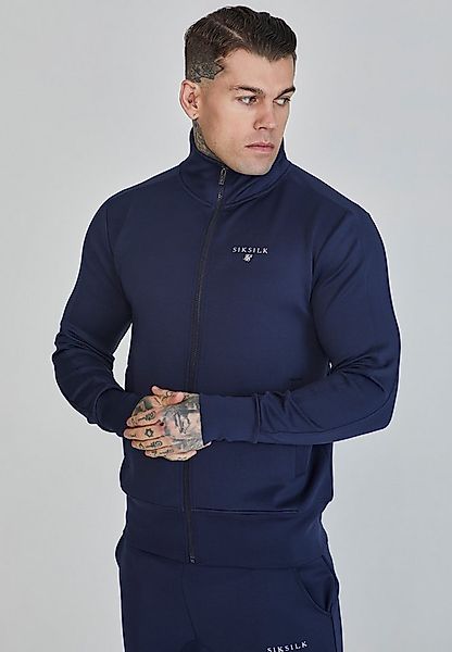 Siksilk Sweatjacke SikSilk Herren Marineblaue Essentials Poly Trainingsjack günstig online kaufen
