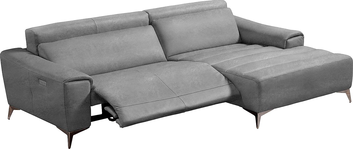 Egoitaliano Ecksofa »Suzette, Designsofa mit hohem Sitzkomfort« mit Recamie günstig online kaufen