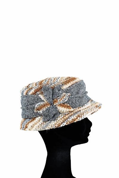 COLLEZIONE ALESSANDRO Melonenhut "Floral" 1 Stk. tlg. aus softer Wolle, mit günstig online kaufen