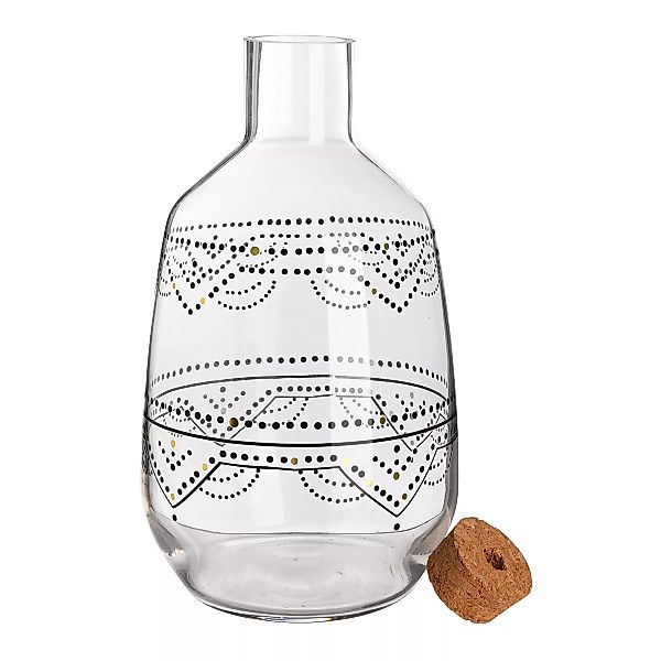 Vase PUNTI Glas ca.D13x23cm, klar günstig online kaufen