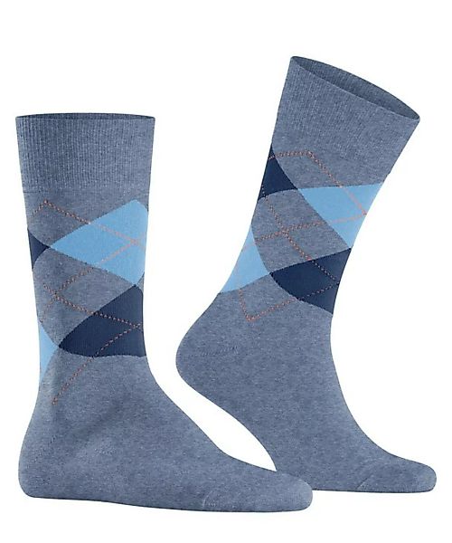 Burlington Socken Blau mit Argyle-Muster günstig online kaufen