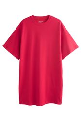 Next Minikleid Relaxed Fit Rundhals-Minikleid mit günstig online kaufen