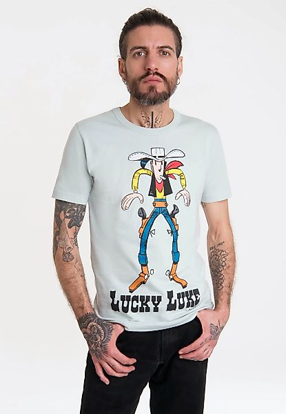 LOGOSHIRT T-Shirt "Lucky Luke", mit angesagtem Retro-Print günstig online kaufen