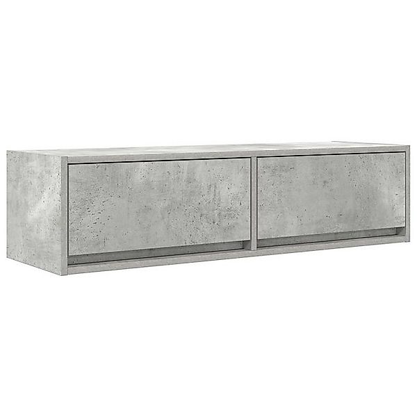vidaXL TV-Schrank TV Schrank Beton Grau 100x31x25,5 cm Holzwerkstoff (1-St) günstig online kaufen