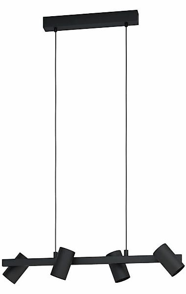 EGLO Hängeleuchte »GATUELA 1 Pendellampe, Stahl, IP20, E14, Esszimmerlampe, günstig online kaufen